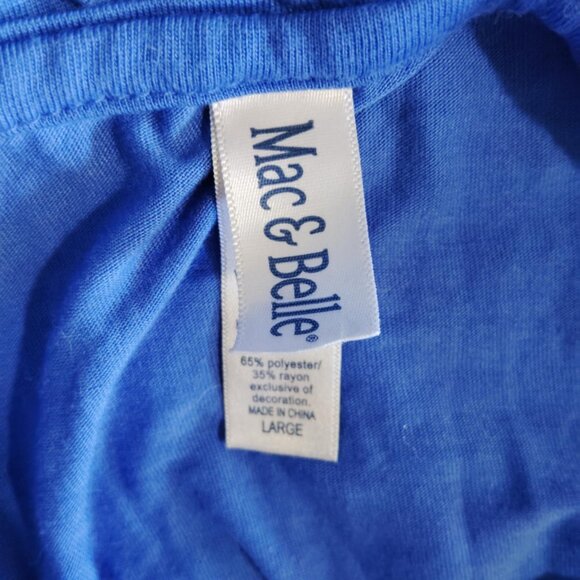 Mac & Belle Long Sleeve Tee Blue Size Large - Picture 3 of 3